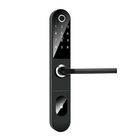 Slim European Standard Mortise Smart Fingerprint Door Lock With TT LOCK APP
