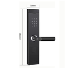 USB Charging Port Fingerprint Door Lock Home Keyless Door Lock With App TT Lock