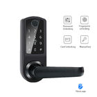 Room Door Smart Fingerprint Door Lock Aluminium Alloy With TT Lock